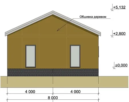 Проект дома из СИП 112м2