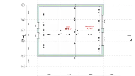 Готовый проект каркасного дома 122 м2