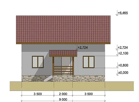 Проект дома из СИП 126м2