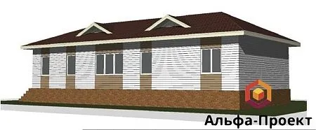 Проект дома из СИП "Финский" 127м2