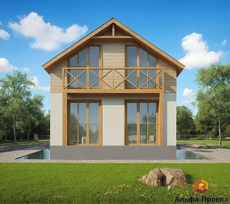 Проект дома из СИП "Селена" 80м2