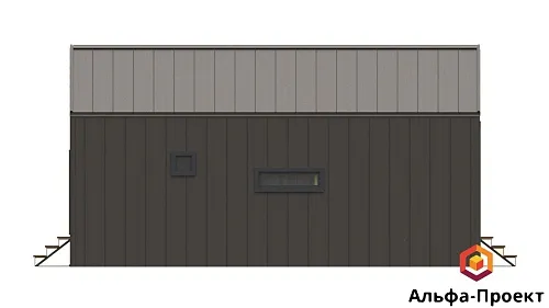 Готовый проект каркасного дома &amp;quot;Барнхаус 94&amp;quot;