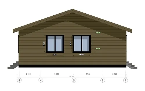 Проект каркасного дома 135 м2 Проект каркасного дома 135 м2