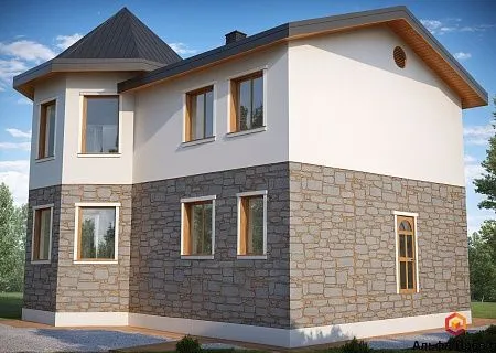 Проект каркасного дома 210 м2