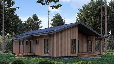 Проект каркасного дома 176 м2