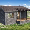 Проект каркасного дома-бани 81 м2 Проект каркасного дома-бани 81 м2