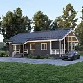 Готовый проект каркасного дома 126 м2