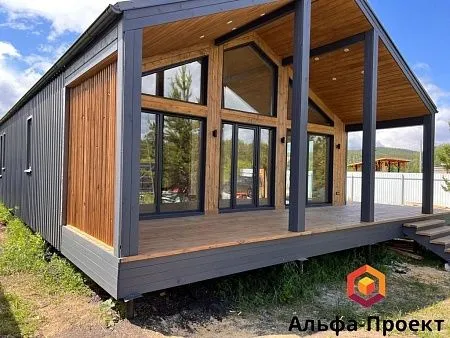 Проект каркасного дома "Барнхаус 138"