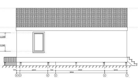 Готовый проект каркасного дома "Барнхаус 55"