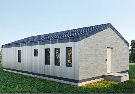 Проект каркасного дома "Барнхаус 98"