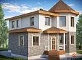 Проект каркасного дома 210 м2