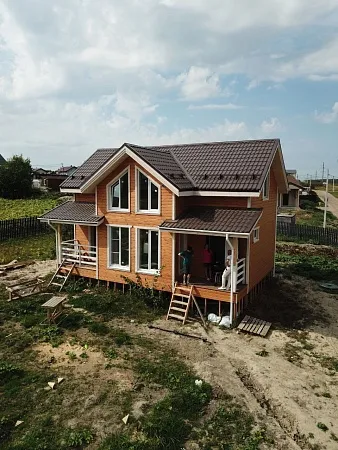 Проект каркасного дома "Нарва" 131 м2