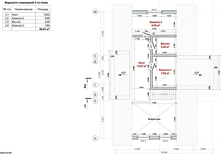 Проект каркасного дома "А-фрейм 10х13", 162м2