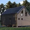 Проект каркасного Барнхаус 68 м2 Проект каркасного Барнхаус 68 м2