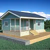 Проект каркасного дома-бани 54 м2 Проект каркасного дома-бани 54 м2