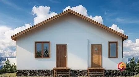 Проект дома из СИП "Финский" 90,5м2