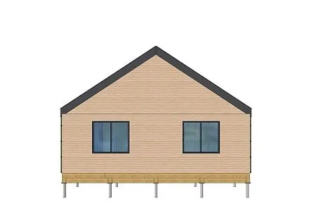 Проект каркасного Барнхаус 103 м2