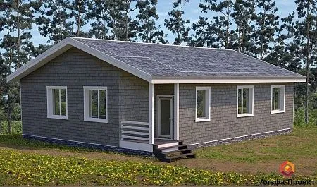 Проект каркасного дома 135 м2