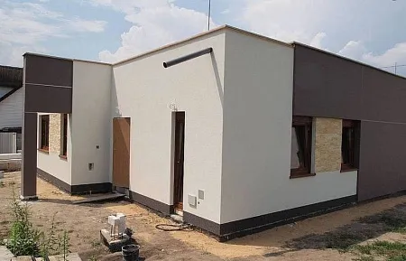 Проект дома "Хайтек" 99м2 из газобетона