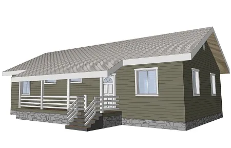 Проект каркасного дома 150 м2