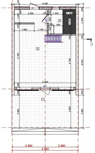Готовый проект каркасного дома "А-фрейм 6х7.5", 66 м2 Готовый проект каркасного дома "А-фрейм 6х7.5", 66 м2