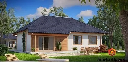 Проект дома из СИП «Гортензия», 120м2