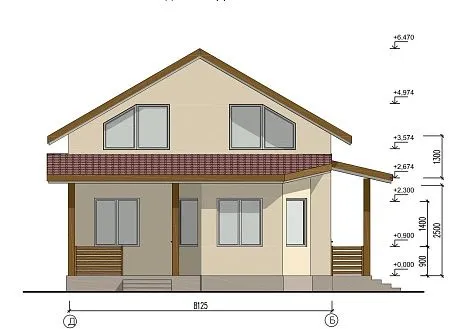 Проект дома из СИП 137м2