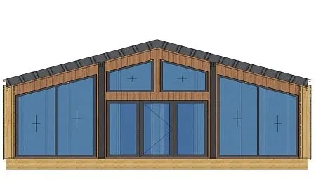 Проект каркасного дома "Барнхаус 109"