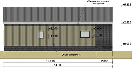 Проект дома из СИП 112м2