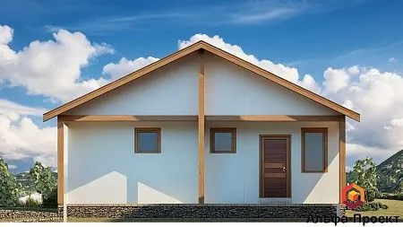 Проект дома из СИП "Финский" 90,5м2