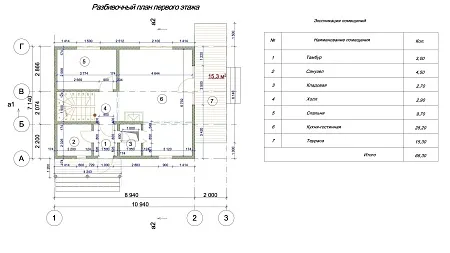 Проект дома из СИП 128м2 с сауной