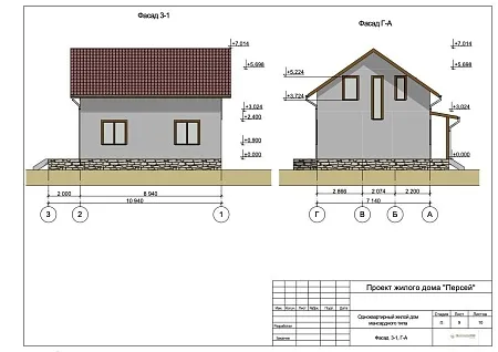 Проект дома из СИП «Персей», 127м2