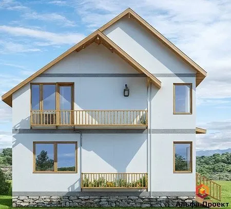 Проект дома из СИП 117м2