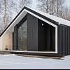 Проект каркасного Барнхаус 10х11,11 м, 128 м2