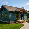 Готовый проект каркасного дома 122 м2 Готовый проект каркасного дома 122 м2