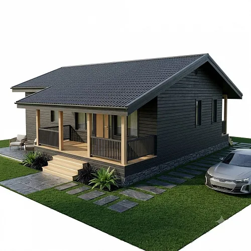 Проект каркасного дома 100 м2