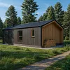 Проект каркасного "Барнхаус", 6,5х12,4 м, 87 м2 Проект каркасного "Барнхаус", 6,5х12,4 м, 87 м2