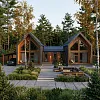 Проект каркасного Барнхаус 228 м2