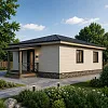 Проект каркасного дома, 7х9 м, 63м2