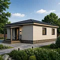 Проект каркасного дома, 7х9 м, 63м2