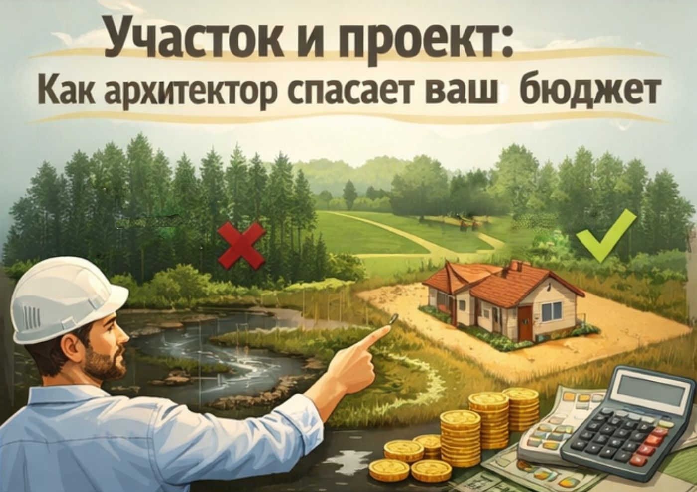 Участок и проект: как архитектор спасает ваш бюджет на строительстве Участок и проект: как архитектор спасает ваш бюджет на строительстве