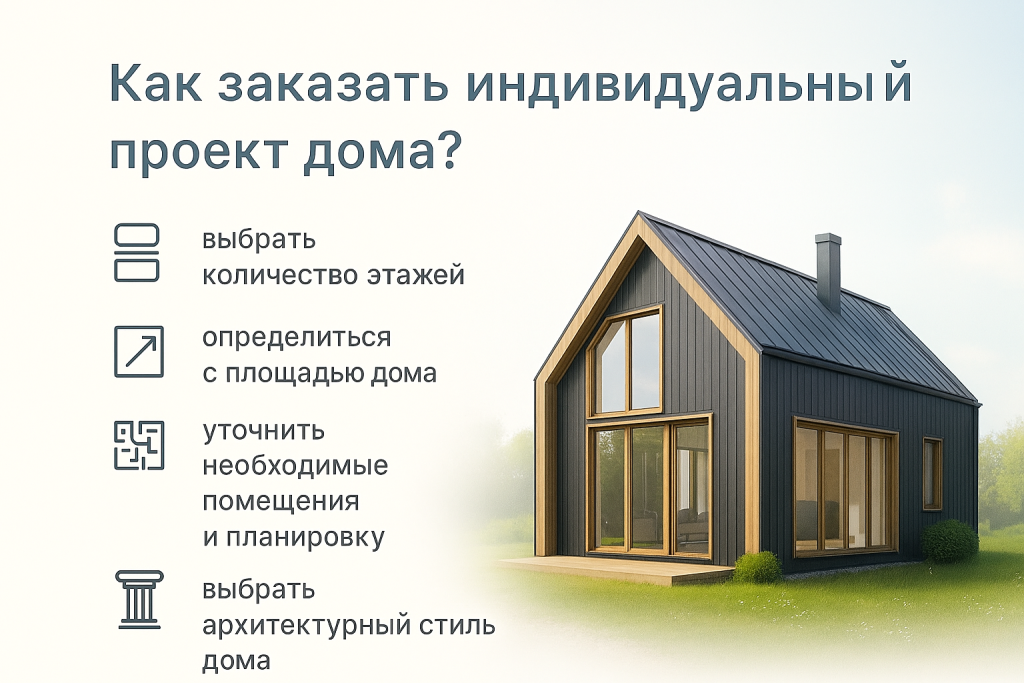 как заказать индивидуальный проект дома