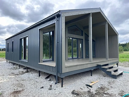 Проект каркасного дома &amp;quot;Барнхаус 98&amp;quot;