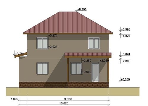 Проект дома из СИП 154,5м2 Проект дома из СИП 154,5м2