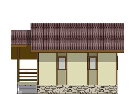 Проект дома из СИП 36м2