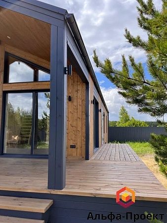 Проект каркасного дома "Барнхаус 138"