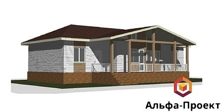 Проект дома из СИП "Финский" 127м2