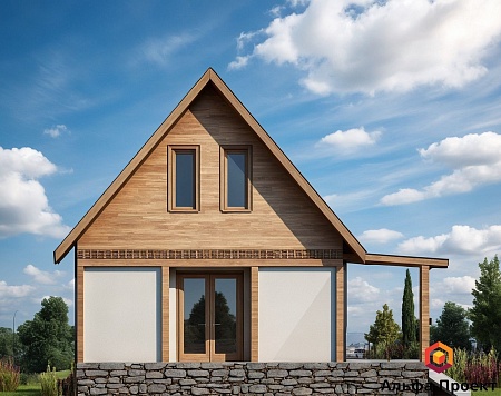 Проект дома из СИП 60м2