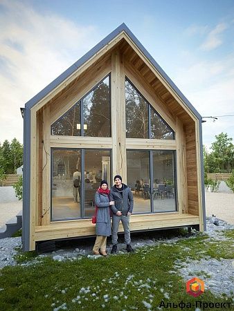 Проект каркасного дома "Барнхаус 50"