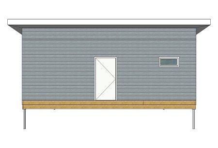 Проект дома из СИП 56м2